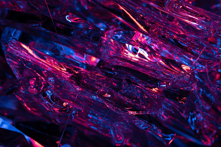 digital abstract art neon technology